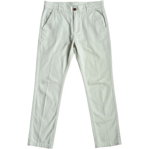 Mugsy Driftwoods Linen Blend Chino Pants Stone White 32x30 - Picture 1 of 4